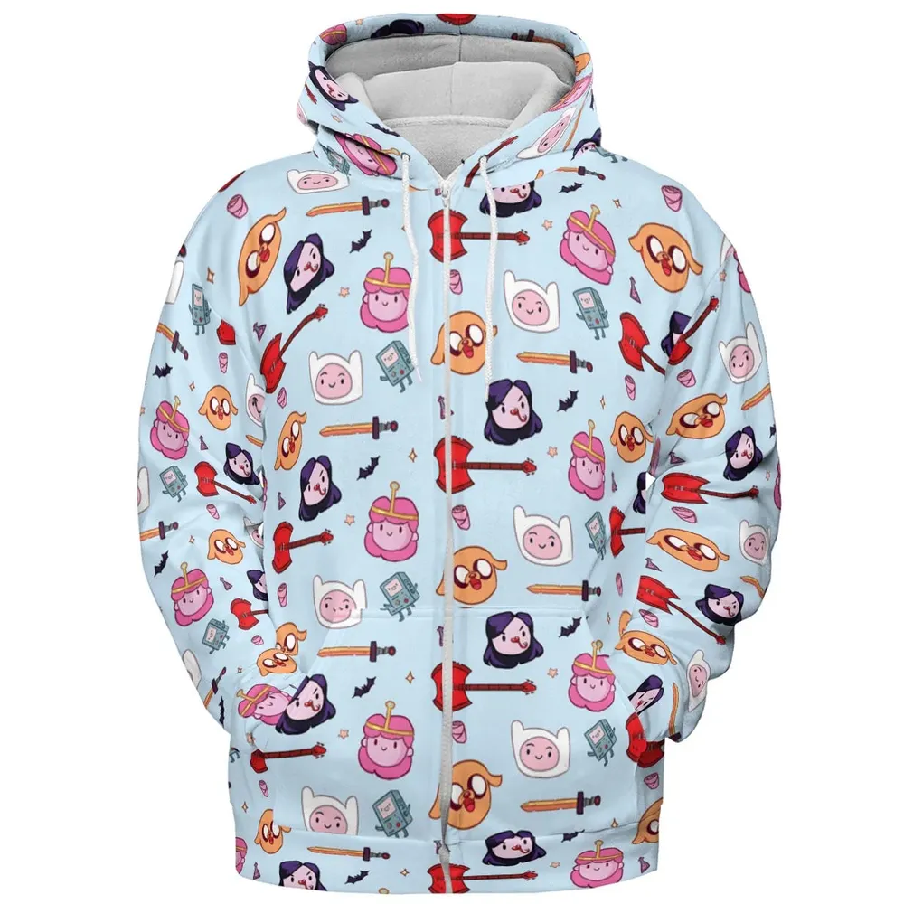 The Gang Adventure Time All-over Print Hoodie - 3