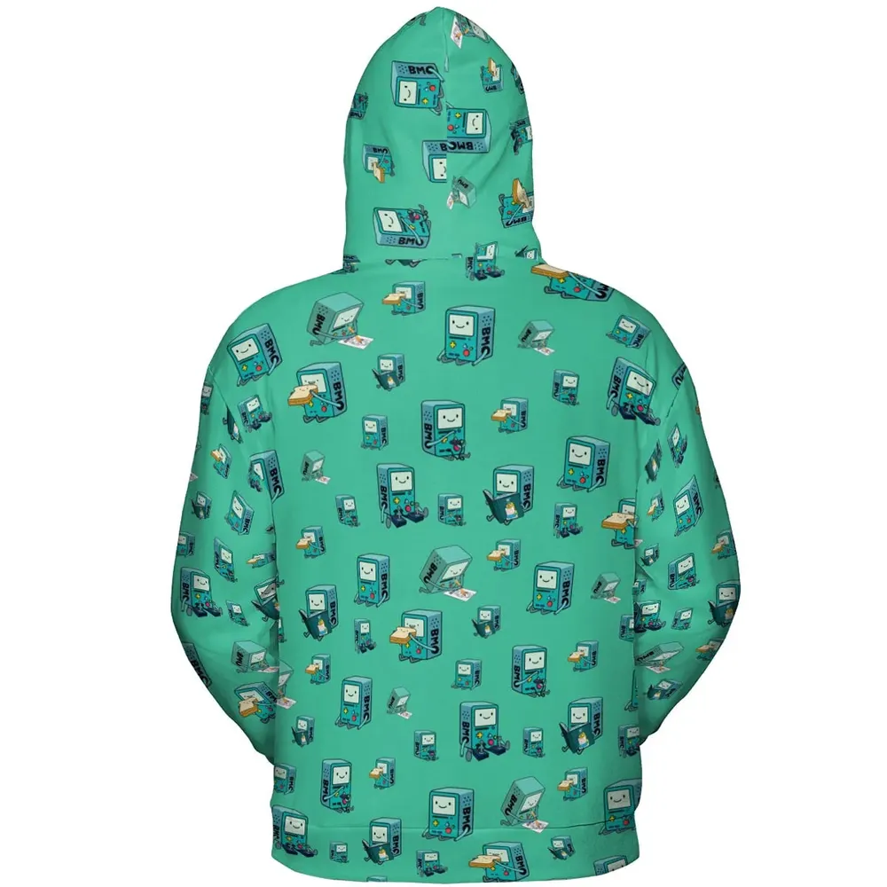BMO World Adventure Time All-over Print Hoodie - 4