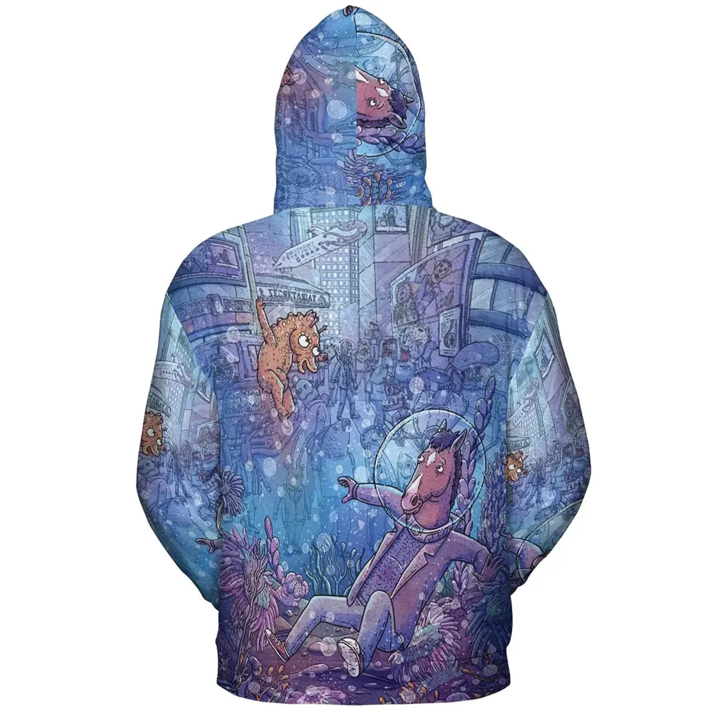 Bojack Horseman All-over Print Hoodie - 4