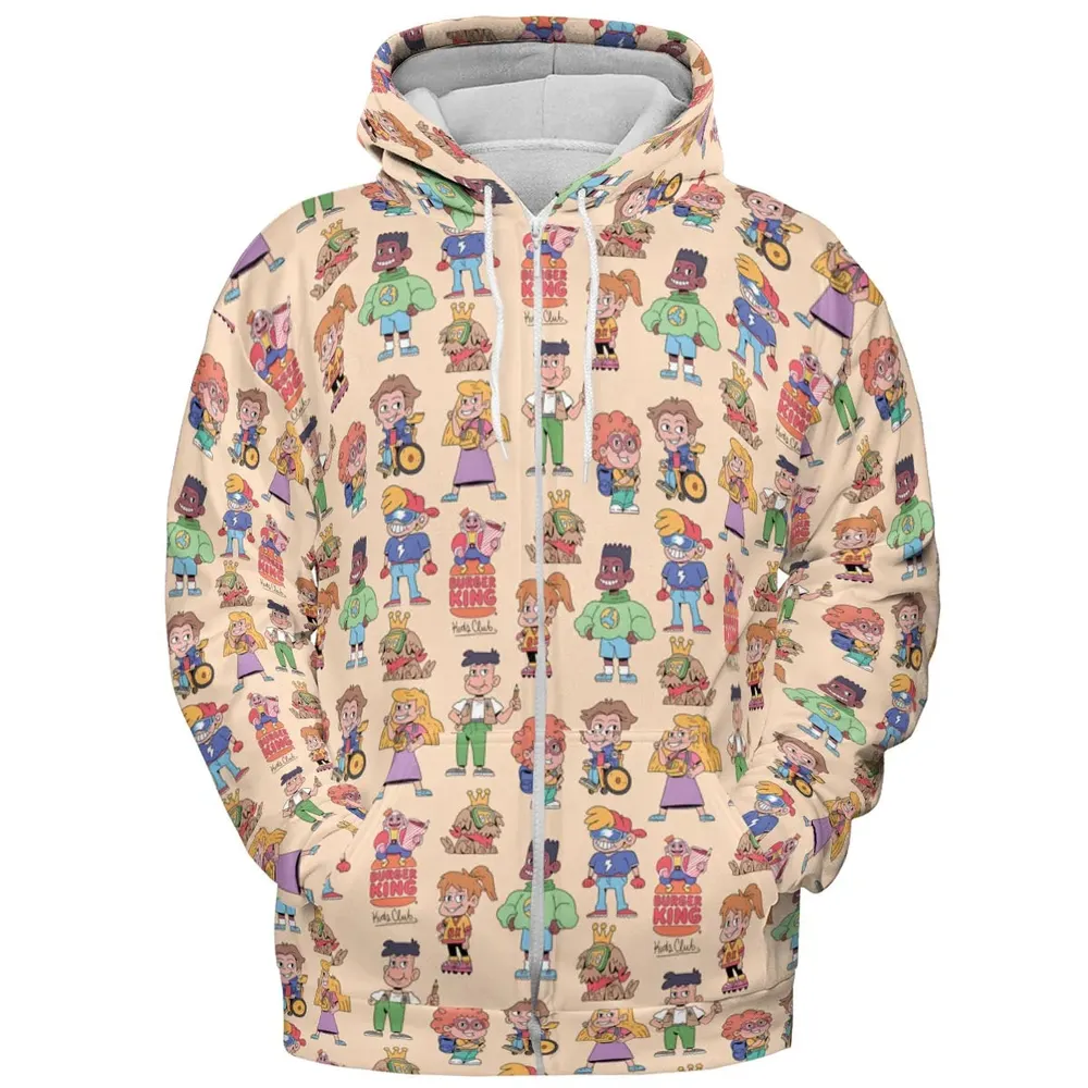 BK Kids Club All-over Print Hoodie - 3