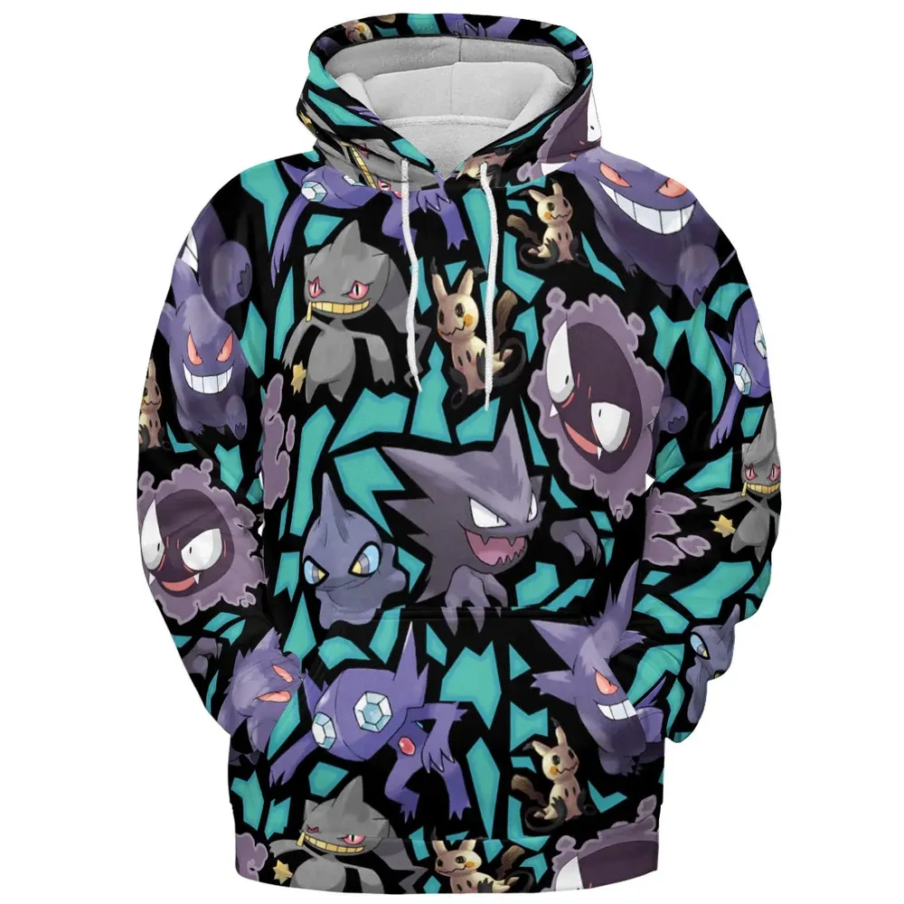 Ghost Type Pokemon All-over Print Hoodie - 2