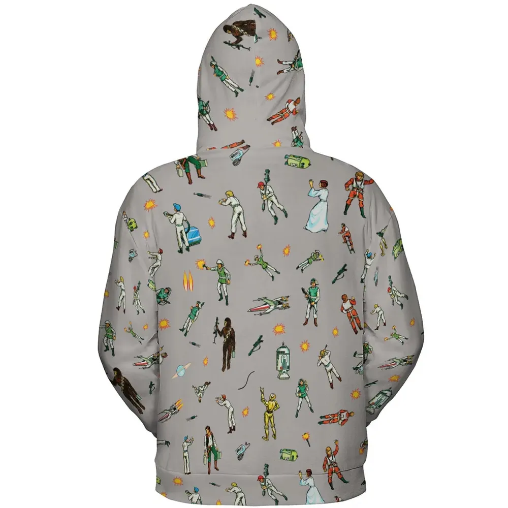 Escape from the Death Star Star Wars All-over Print Hoodie - 4