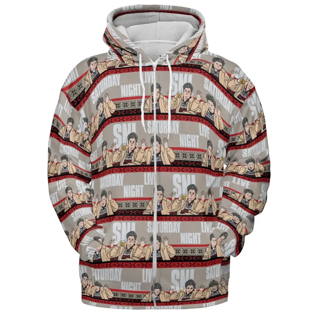 Drunk Uncle on the Holidays SNL Saturday Night Live All-over Print Hoodie - 3