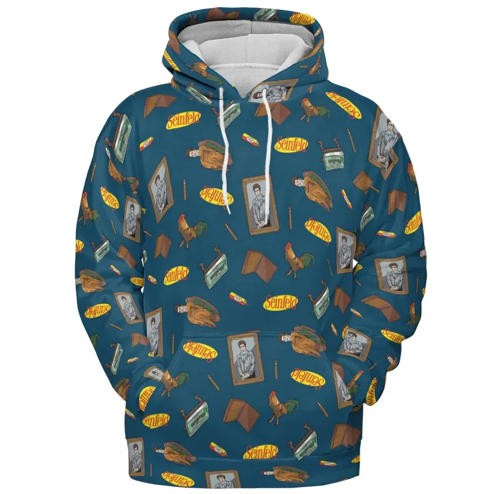 Seinfeld Kramer Icons Pop Culture All-over Print Hoodie - 2