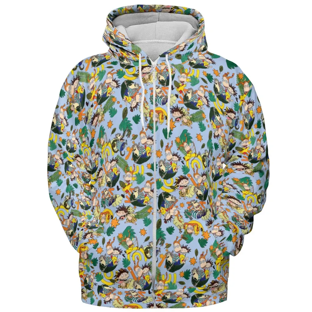 The Wild Thornberrys Characters All-over Print Hoodie - 3