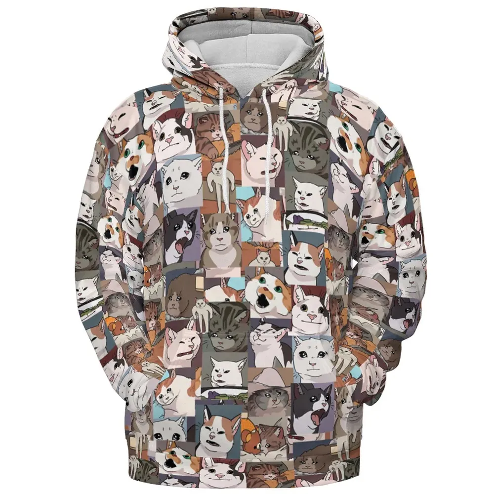 Funny Cat Internet Meme All-over Print Hoodie - 2