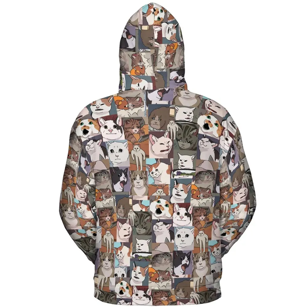 Funny Cat Internet Meme All-over Print Hoodie - 4