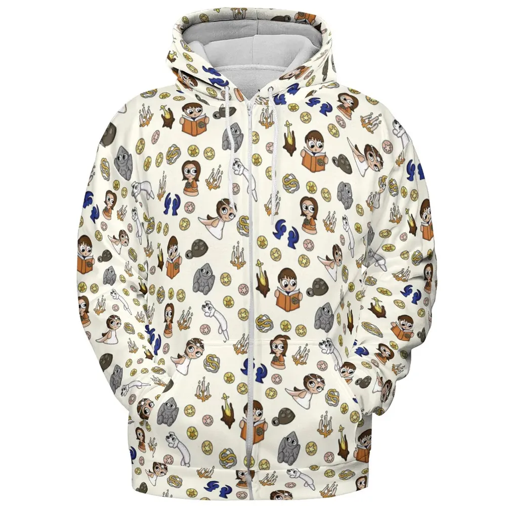 Doodle Luck Dragon Falkor The Neverending Story All-over Print Hoodie - 3