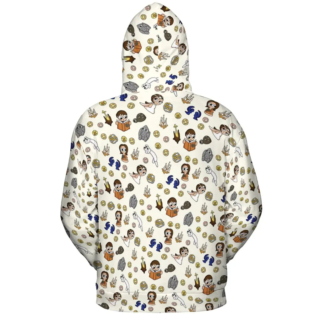 Doodle Luck Dragon Falkor The Neverending Story All-over Print Hoodie - 4