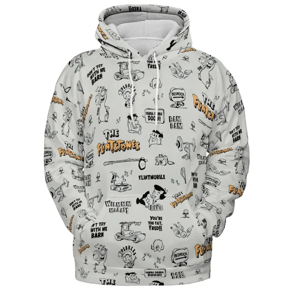 Don't Toy with Me Barn The Flintstones All-over Print Hoodie - 2