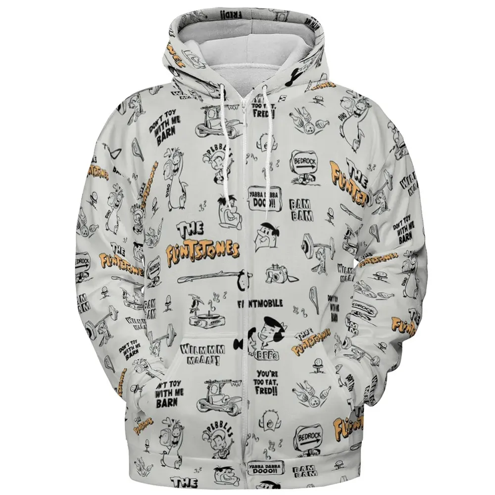 Don't Toy with Me Barn The Flintstones All-over Print Hoodie - 3