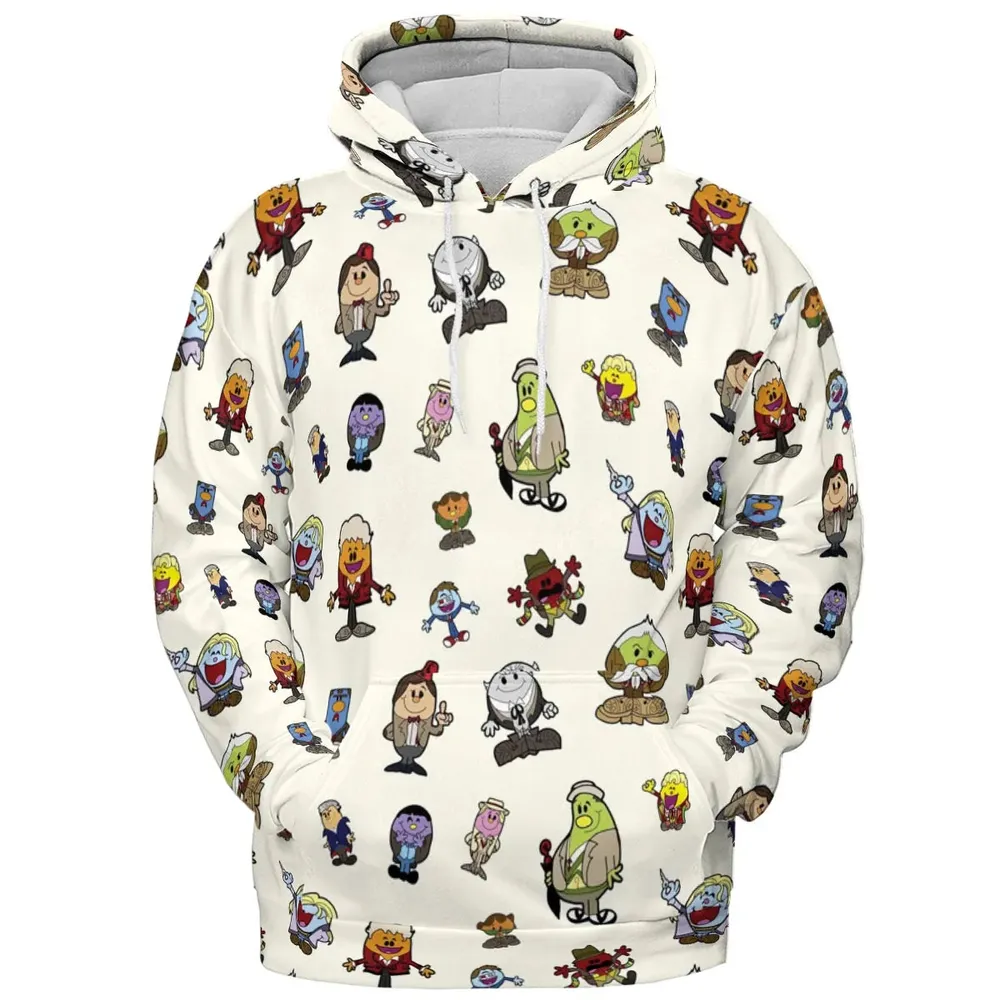 Doctor Who and Mr Men Pattern All-over Print Hoodie - 2