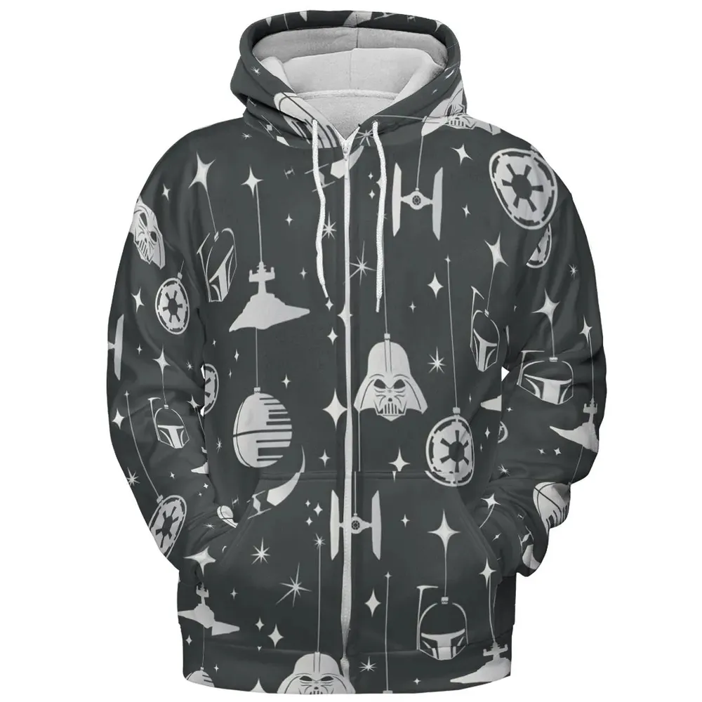 Dark Side Holiday Star Wars All-over Print Hoodie - 3