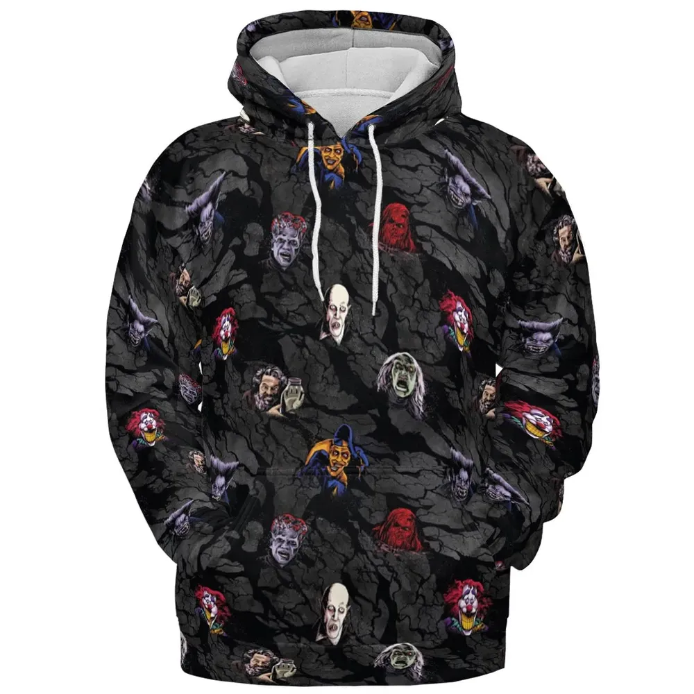 Cult Movie Characters Ghastly Grinner Nosferatu All-over Print Hoodie - 2