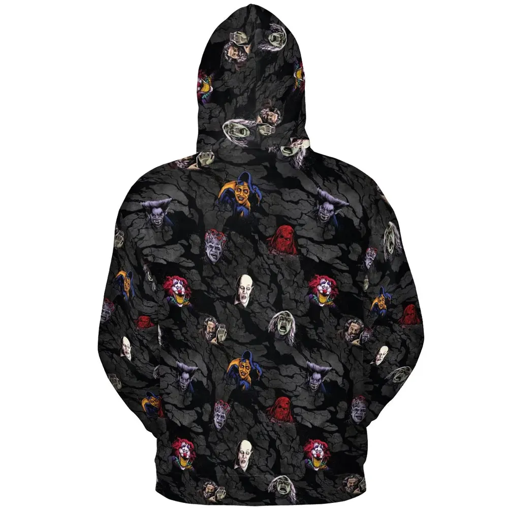Cult Movie Characters Ghastly Grinner Nosferatu All-over Print Hoodie - 4