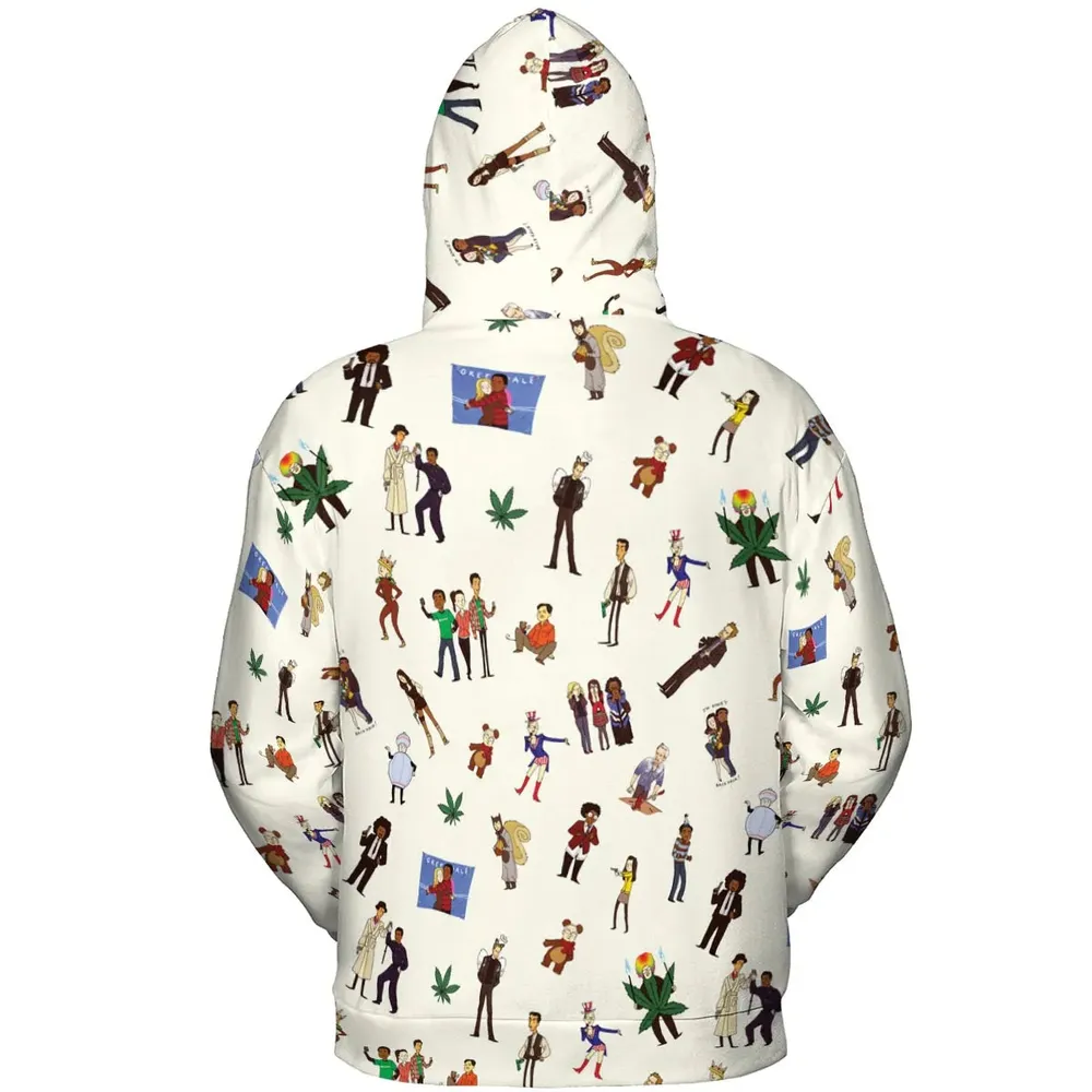 Community Characters Costumes Pattern All-over Print Hoodie - 4