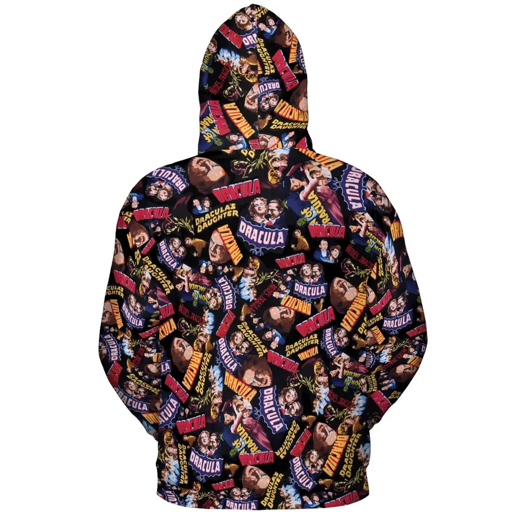 Classic Horror Films All-over Print Hoodie - 4