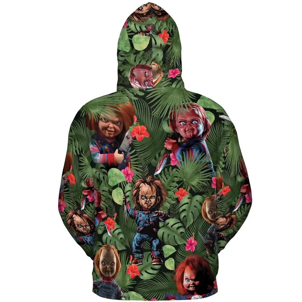 Chucky Just Wanna Have Fun All-over Print Hoodie - 4