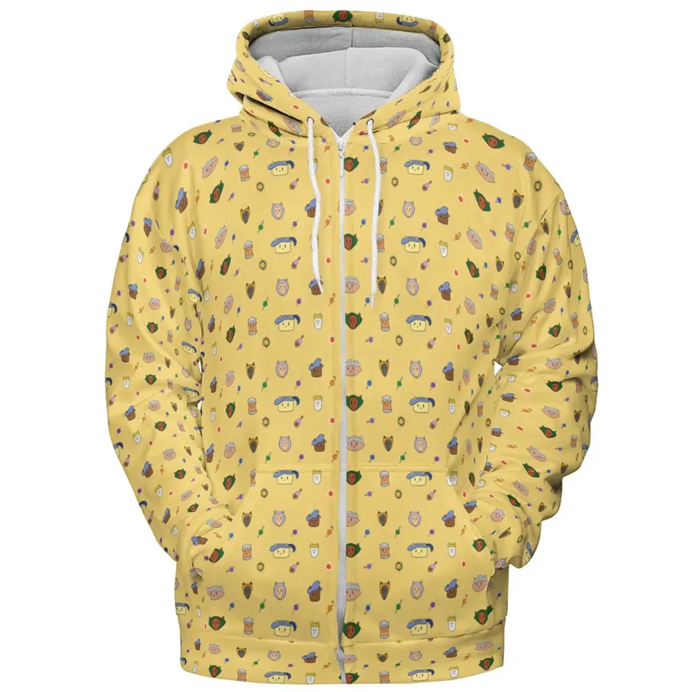 Cat DND Classes Pattern All-over Print Hoodie - 3