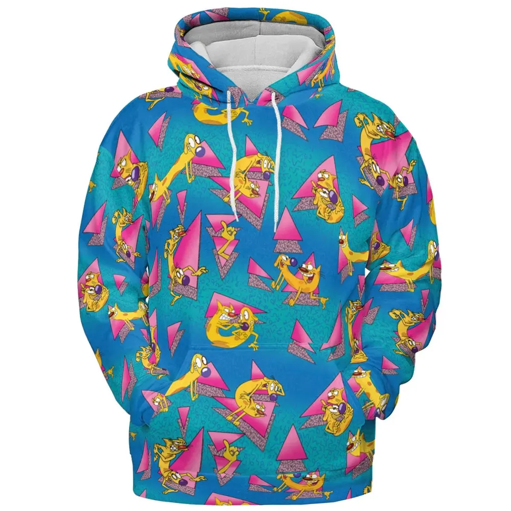 CatDog Nickelodeon Pattern All-over Print Hoodie - 2