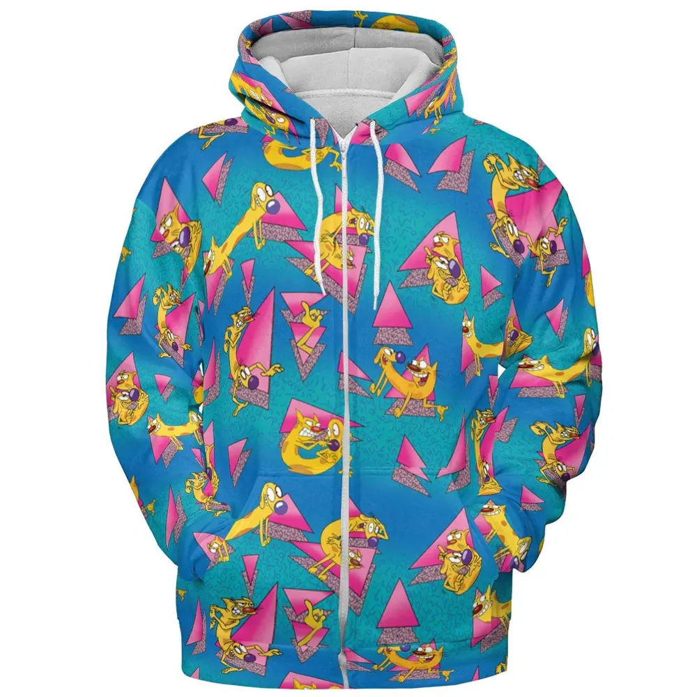 CatDog Nickelodeon Pattern All-over Print Hoodie - 3