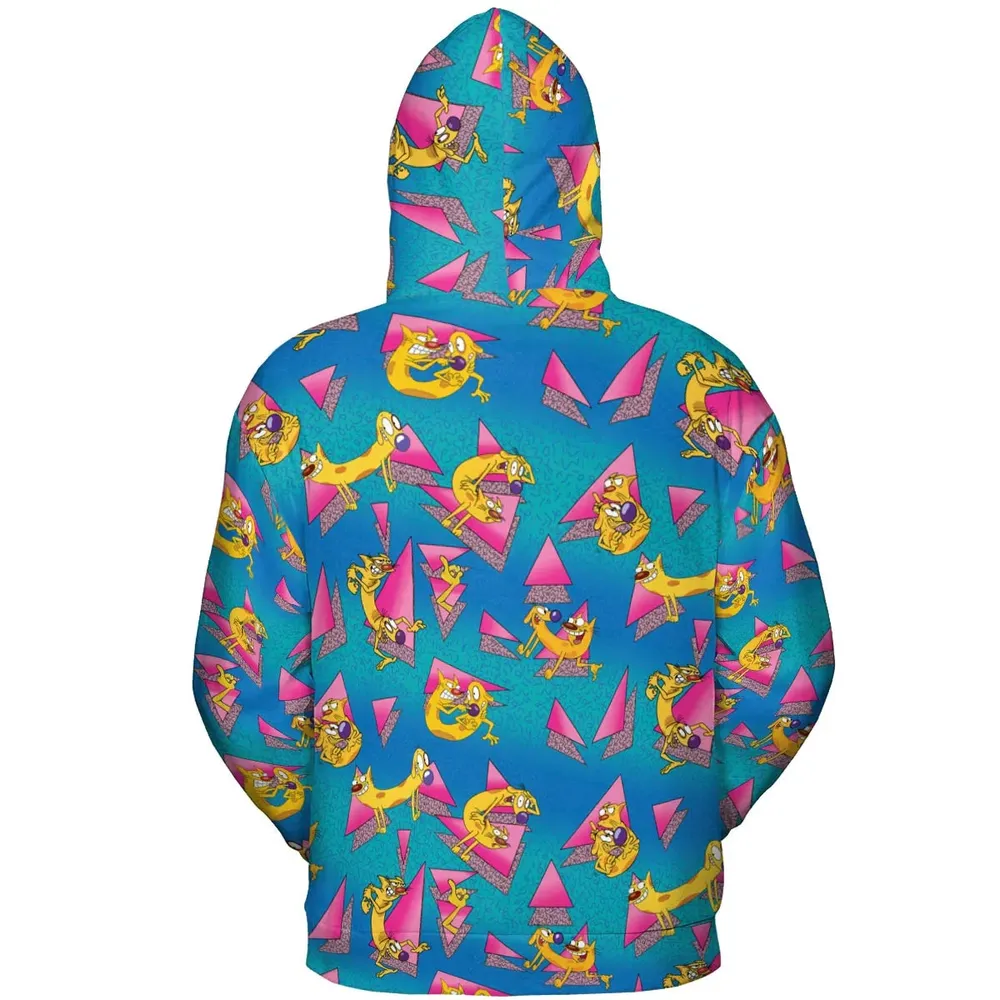 CatDog Nickelodeon Pattern All-over Print Hoodie - 4