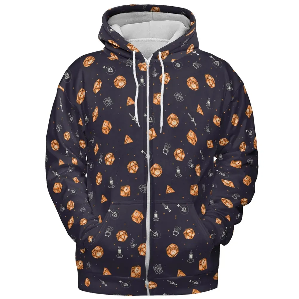 Halloween Dices Pattern All-over Print Hoodie - 3