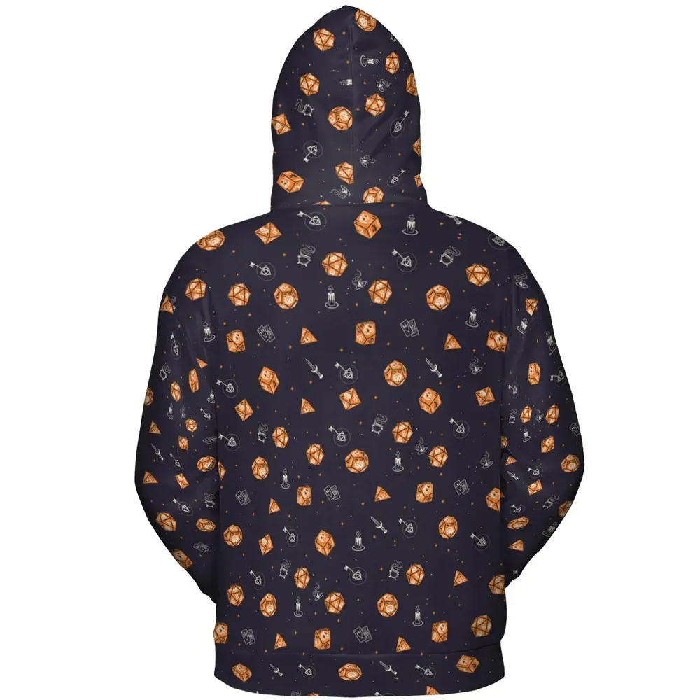 Halloween Dices Pattern All-over Print Hoodie - 4