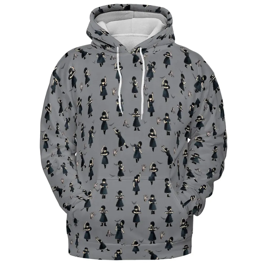 Wednesday Dance Pattern All-over Print Hoodie - 2