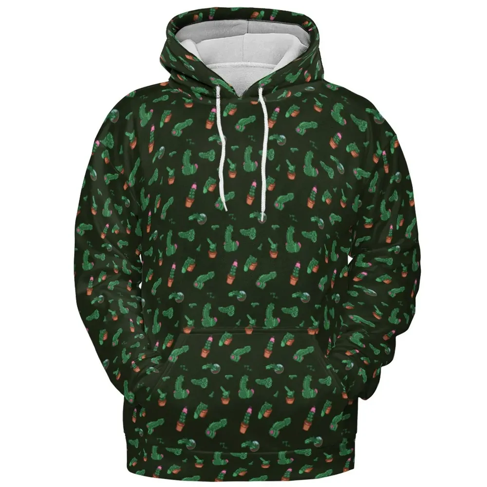 Funny Plants Pattern All-over Print Hoodie - 2