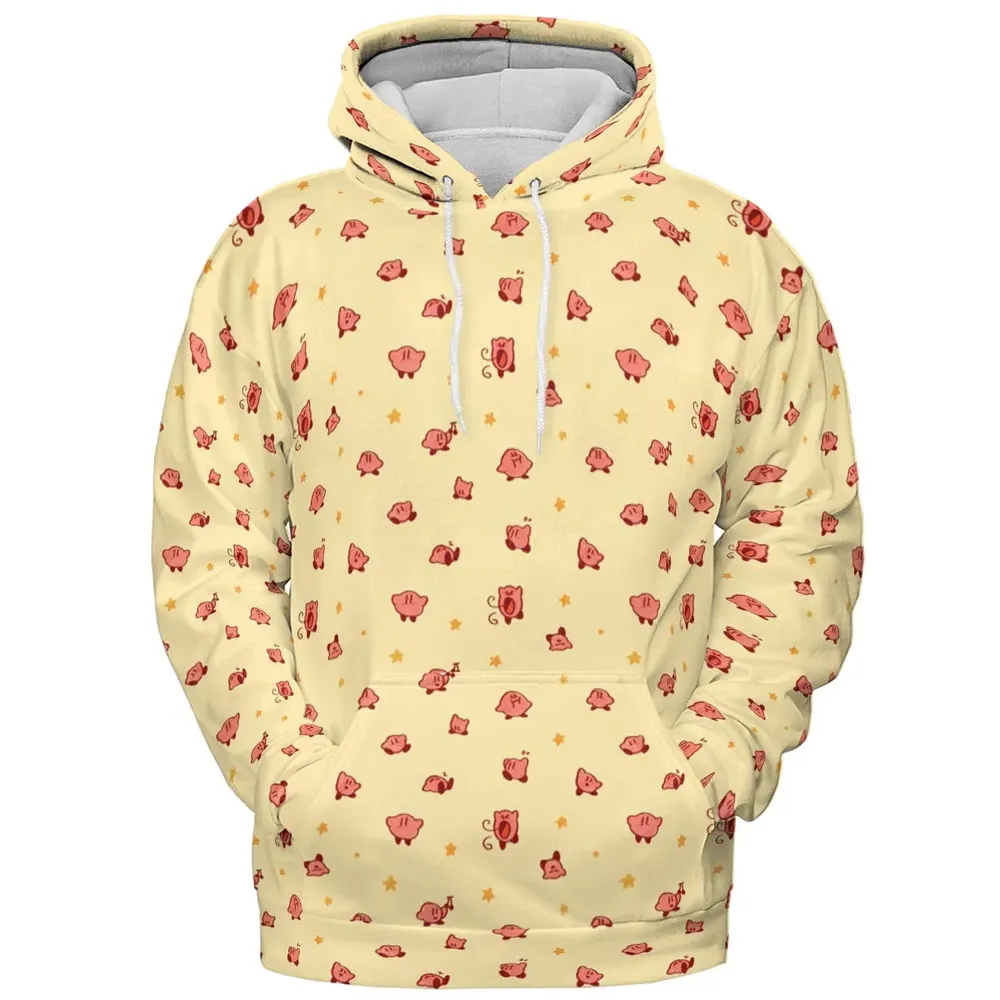Nintendo Kirby Pattern All-over Print Hoodie - 2