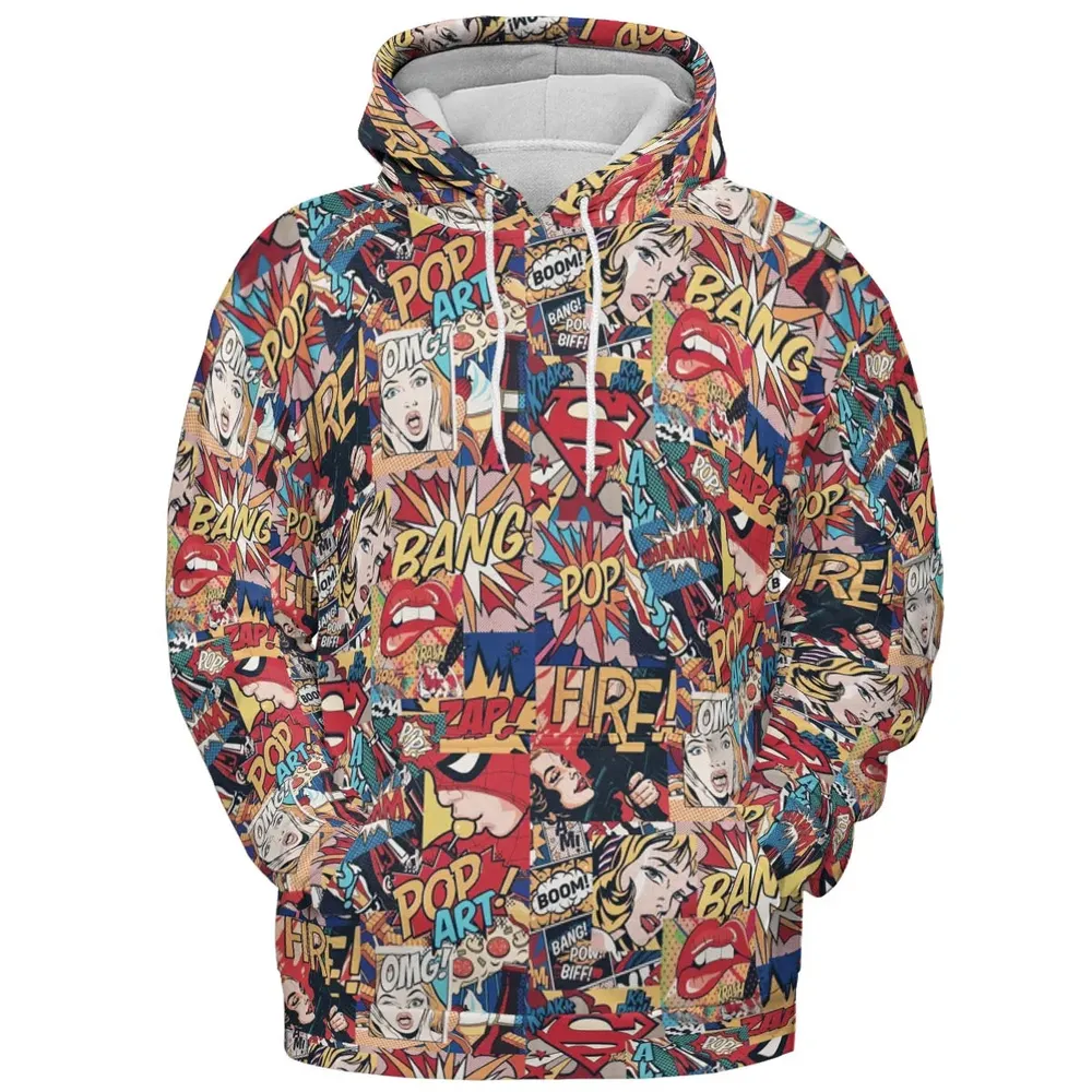 Pop Art All-over Print Hoodie - 2