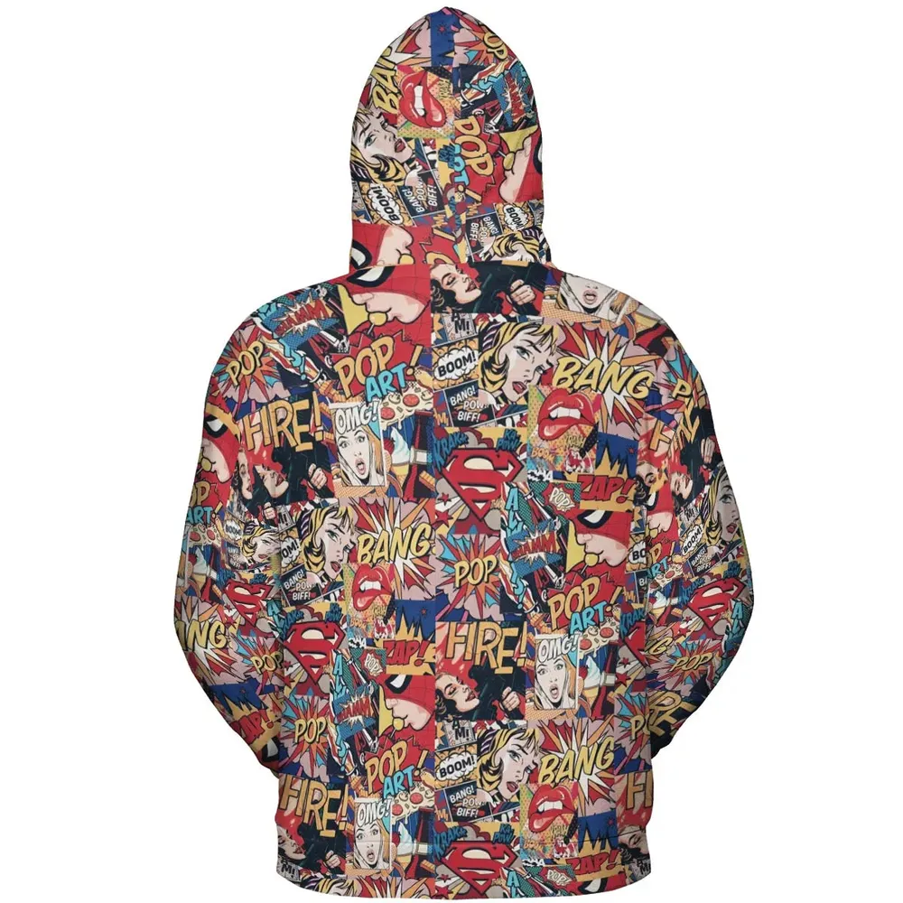 Pop Art All-over Print Hoodie - 4