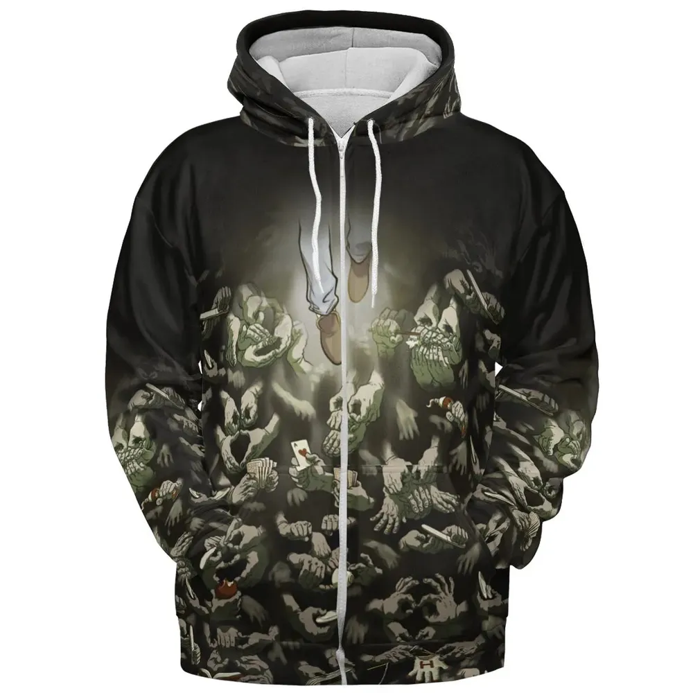 Funny Helping Hands Labyrinth All-over Print Hoodie - 3