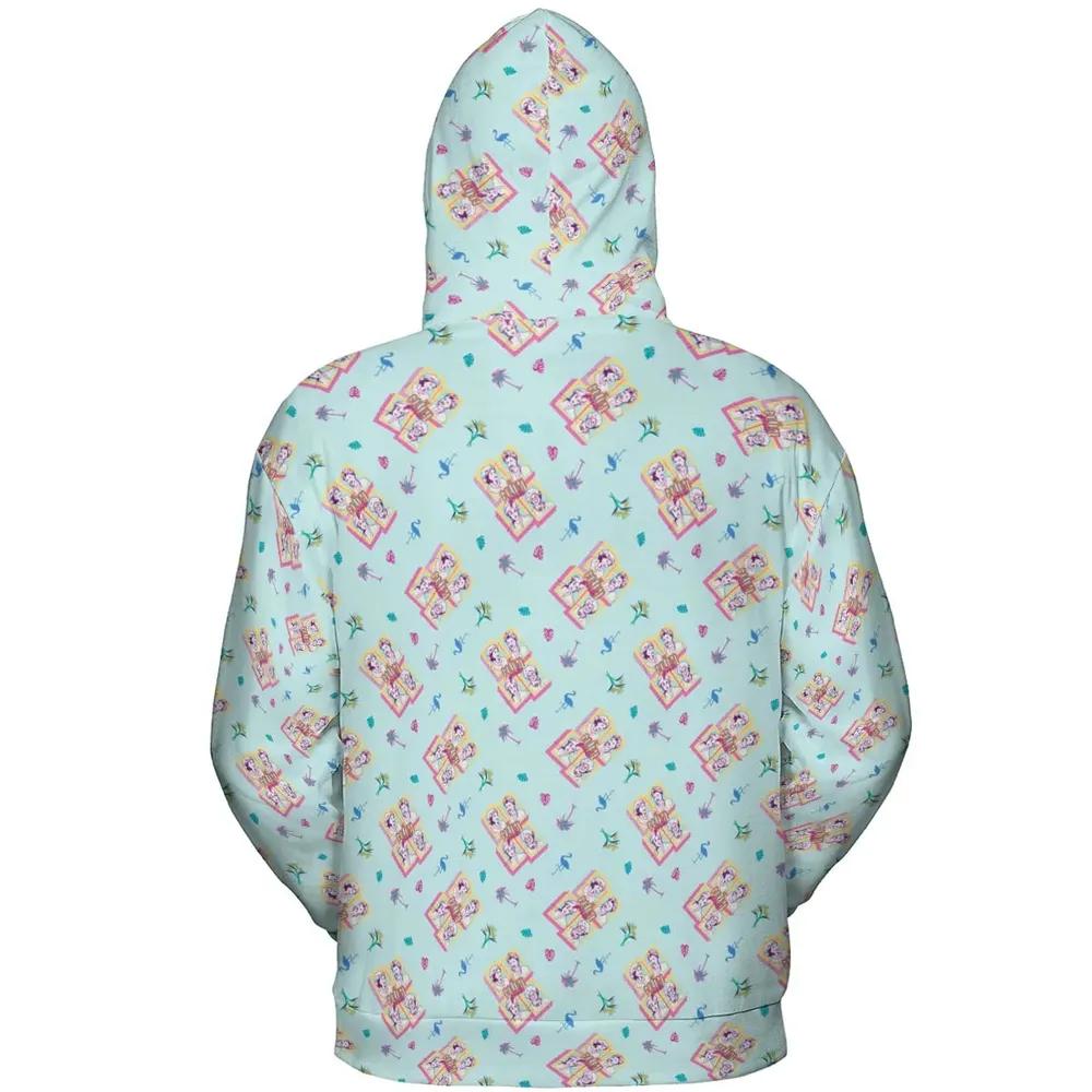 Golden Girls Patterned All-over Print Hoodie - 4