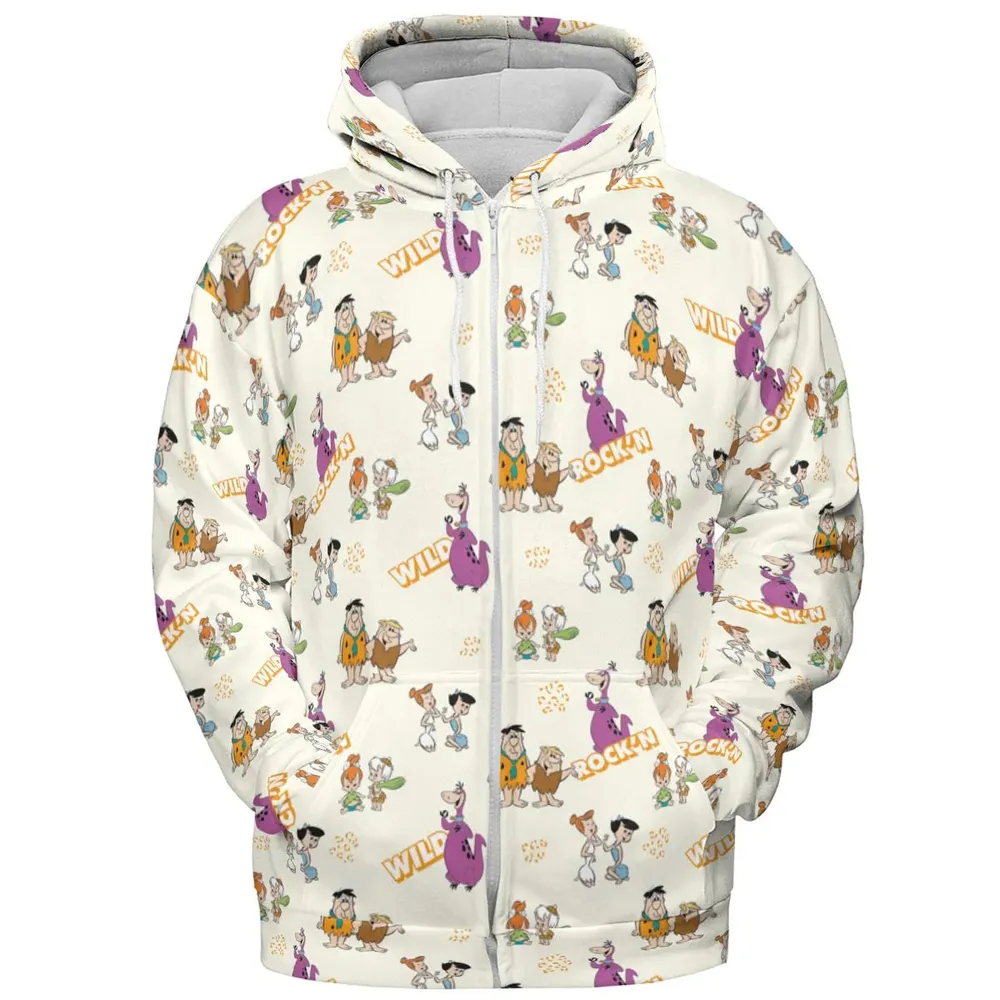 Rock'n The Flintstones All-over Print Hoodie - 3