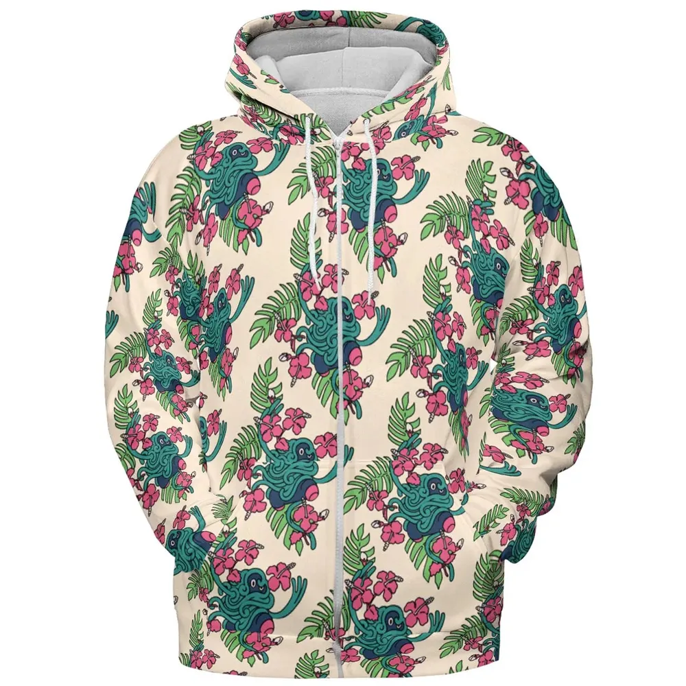 Tropical Tangrowth Pokemon All-over Print Hoodie - 3