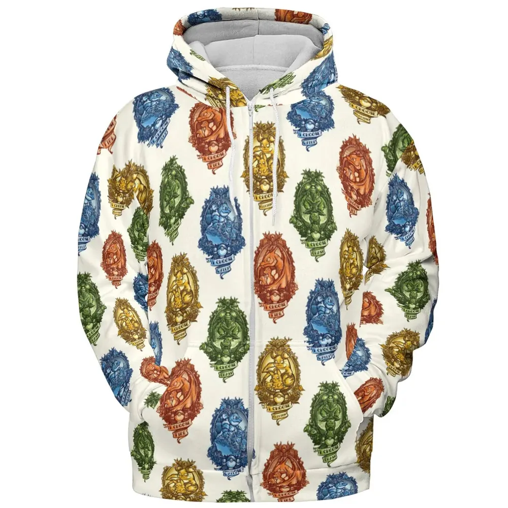 Water Grass Electric Fire I Choose Pattern All-over Print Hoodie - 3