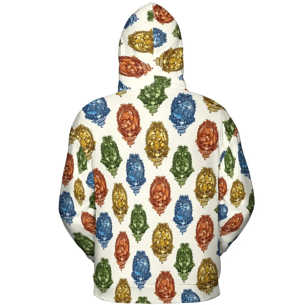 Water Grass Electric Fire I Choose Pattern All-over Print Hoodie - 4