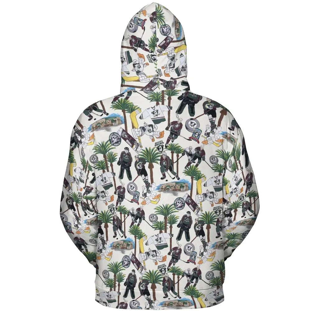 Hockey Mighty Ducks Players All-over Print Hoodie - 4
