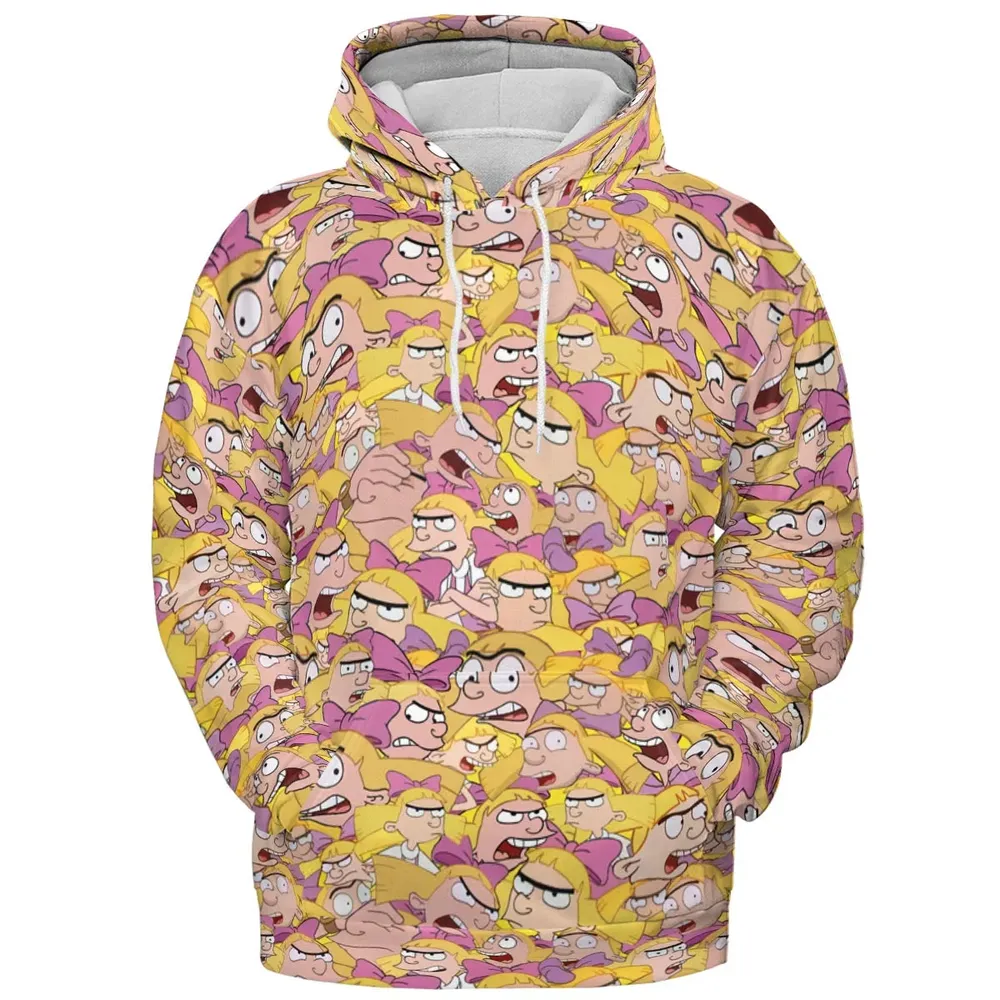 Helga G. Pataki Hey Arnold All-over Print Hoodie - 2