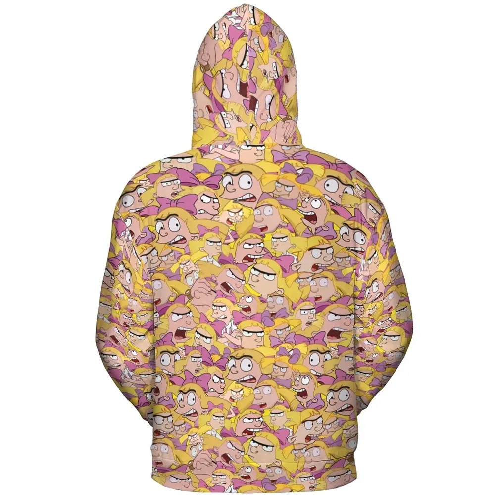 Helga G. Pataki Hey Arnold All-over Print Hoodie - 4
