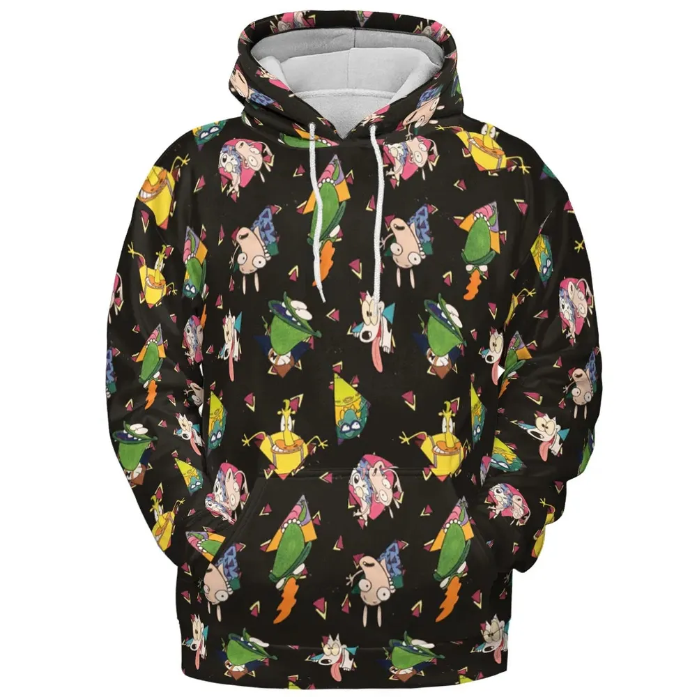 Rocko's Modern Life Pattern All-over Print Hoodie - 2