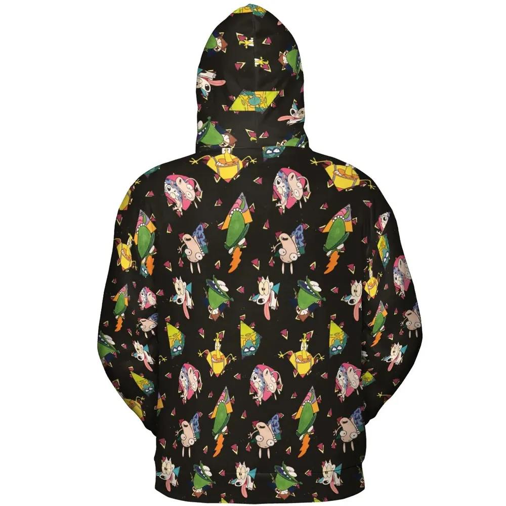Rocko's Modern Life Pattern All-over Print Hoodie - 4