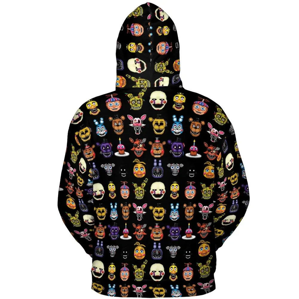 Five Nights At Freddys World All-over Print Hoodie - 4