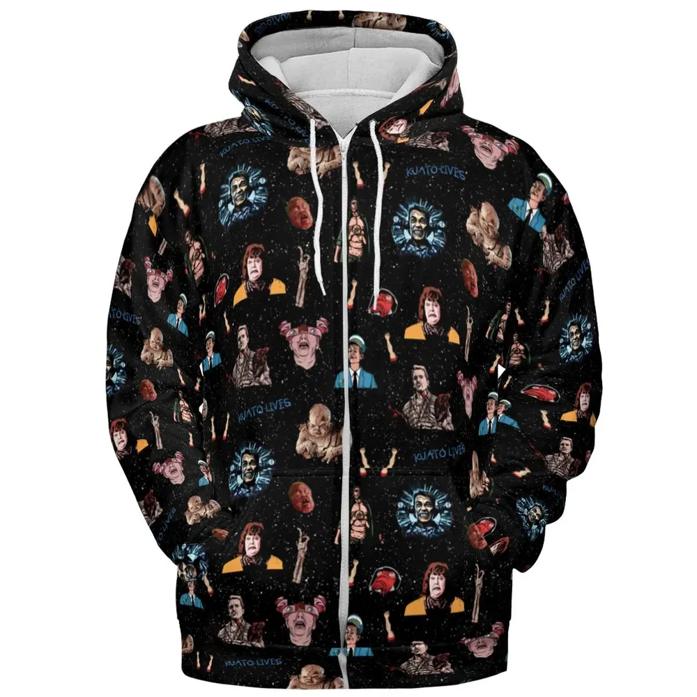 Total Recall Pattern All-over Print Hoodie - 3