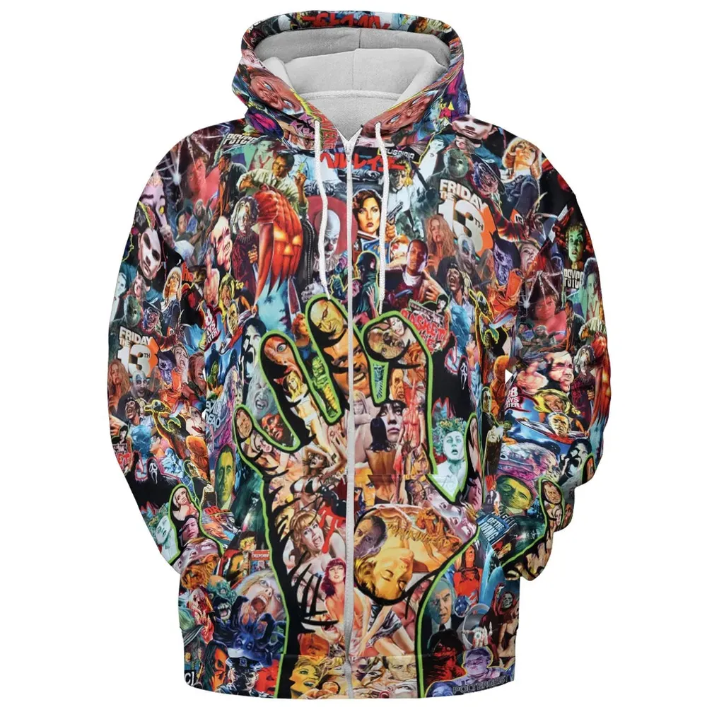 Horror My Love All-over Print Hoodie - 3