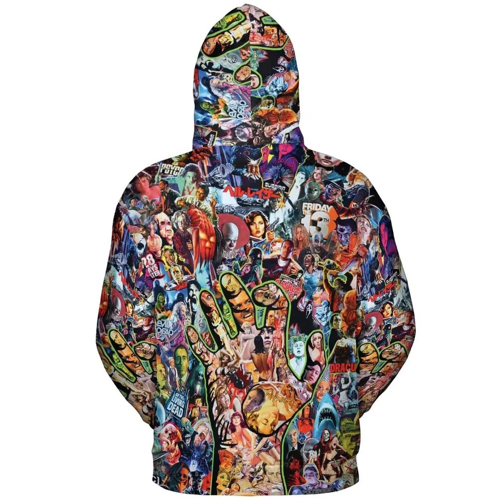 Horror My Love All-over Print Hoodie - 4