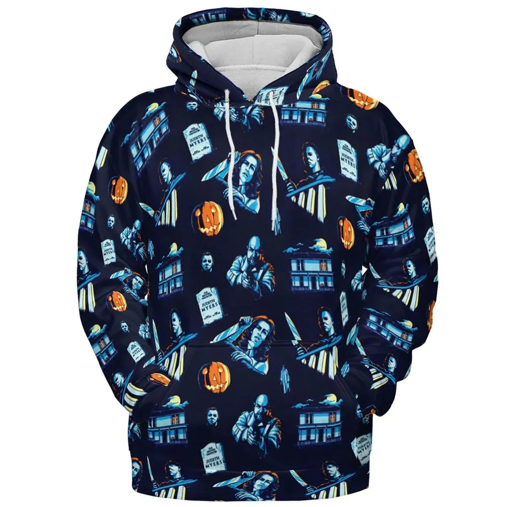 Horror Slasher Michael Myers Halloween All-over Print Hoodie - 2