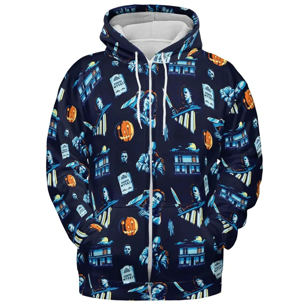 Horror Slasher Michael Myers Halloween All-over Print Hoodie - 3